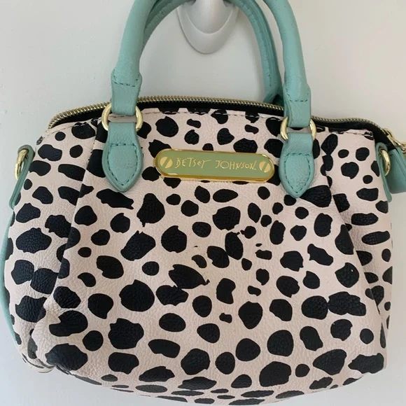 Betsey Johnson Bags Betsey Johnson Mini Cow Print Purse Poshmark